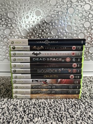 Xbox 360 Spielepaket - 11 Spiele - Batman Arkham, Dead Space, Skyrim, BioShock