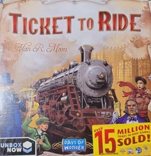 Days of Wonder Ticket To Ride by Alan R. Moon Train Adventure Board Game
