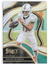 2023 Panini Select - Club Level Jaylen Waddle #257 Silver Prizm 