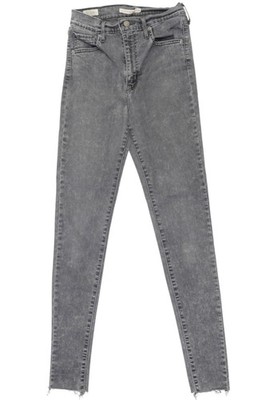 Levi's Mile High Super Skinny Damen Jeans grau W28 L34 28/34 Tapered Stretch