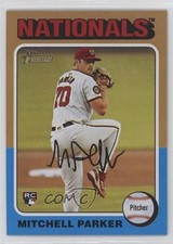 2024 Topps Heritage High Number Image Variation SP Mitchell Parker #693 1jk8