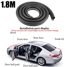Rubber Seal Edge Trim Auto Weatherstrip Car Door Guard Trunk Hood Protector Wlsv