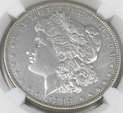 1893 MORGAN "XF/AU SOLID GRADE" - LUSTER/HIGH POINTS NICE/ BREAST/ WINGS💥 ✅