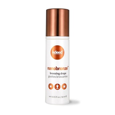 Indeed Labs Nanobronze Bronzing Drops | Face & Body Self Tanner for Pale Skin |
