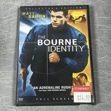 The Bourne Identity DVD 2002 Collector's Edition Matt Damon