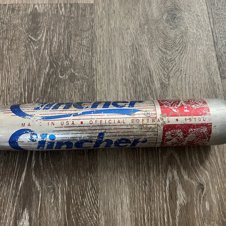 Бита софтбольная DeBeer Clincher 34 дюйма 1510 дБ серебристая 7046 тонкая стенка сплав HT 2 1/4 дюйма - Изображение 3 из 4