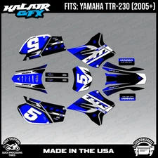 Graphics Kit for Yamaha TTR230 (2005-2023) TTR 230 Turbo Series - Blue 2