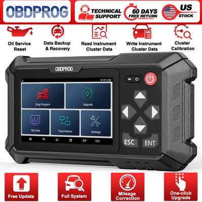 OBDPROG M500 Mileage Odometer Correction Diagnostic Tool OBD2 Scanner Oil Reset