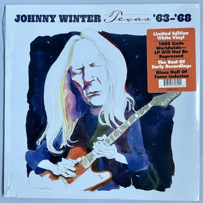 Johnny Winter, Texas ’63-’68, White Vinyl, LP, Sunset Blvd Records, 2025 NEW - Image 1 of 4