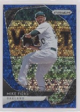 2020 Panini Prizm Tier III Quick Pitch Blue Donut Circle 144/199 Mike Fiers 0c2