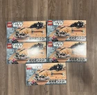 New & Sealed! Lot Of 5 LEGO Imperial Dropship vs. Rebel Scout Speeder 40755