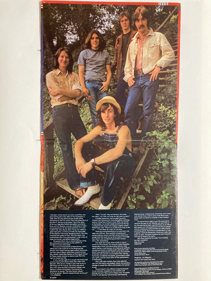 Poco – Deliverin' LP - 1971 - VG+/VG+ - Image 3 of 3