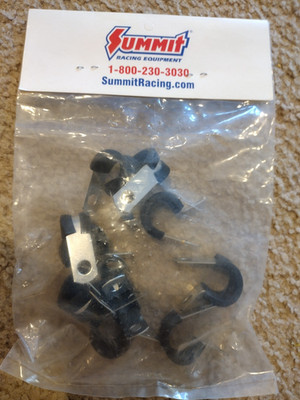Summit Racing Rubber Cushion Insulated Clamp 1/2 ''