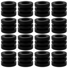 16pcs Rubber Foosball Bumpers Foosball Table Bushings Football Gasket Table