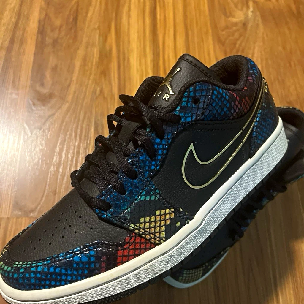 Jordan 1 Low Black White W for sale | eBay