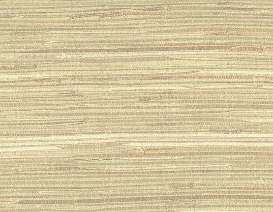 GRASSCLOTH GREEN BEIGE Wallpaper Natural York NZ0780 ...