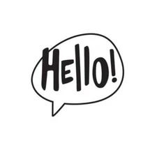  #274 Darice Embossing Folder Essentials  " HELLO  "30032601