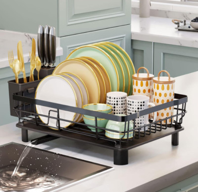 MEJOR Escurridor De Platos Cocina Para Encimera Secado Para Utensilio Dish Dryer