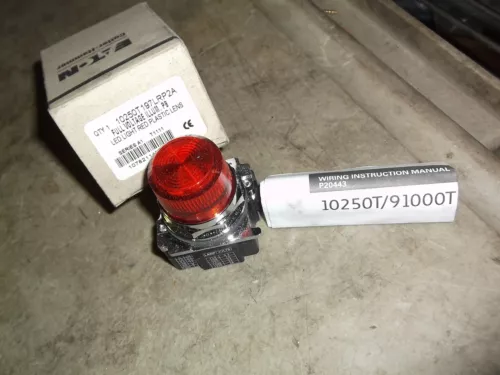 NEW Eaton Cutler Hammer 10250T197CRP2A Illuminated LED Red Switch *FREE SHIP*