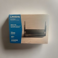 Linksys AX6000 Dual-Band Mesh Wi-Fi 6 Router - Black