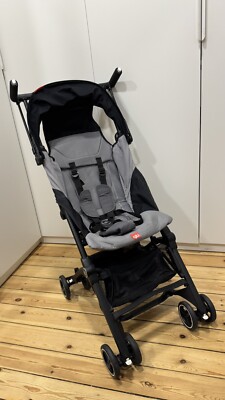 GB Pockit+ Y Silver Fox Gray ultra compact stroller