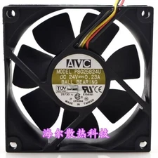 AVC P8025B24U DC24V 0.23A 8CM 8025 4-Wire Cooling Fan