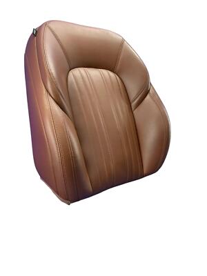 2017-2024 MASERATI LEVANTE FRONT RIGHT HEATED UPPER SEAT CUSHION BROWN LEATHER