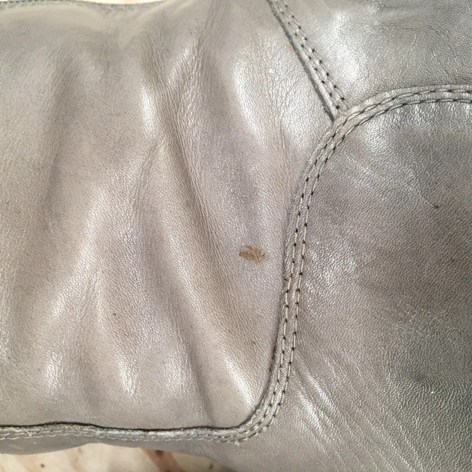 Sam Edelman Boots Womens 8.5 M Penny Tall Riding Knee-Hi Gray Casual Block Heels - Image 3 of 4