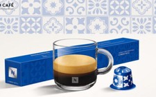 50x Capsule Nespresso Lisbona Bica Esplorazioni Mondiali Linea ORIGINALE Edizione Speciale