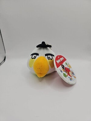 Angry Birds Schlüsselanhänger Plüschtier Stofftier Taschenclip 2009 mit Etikett