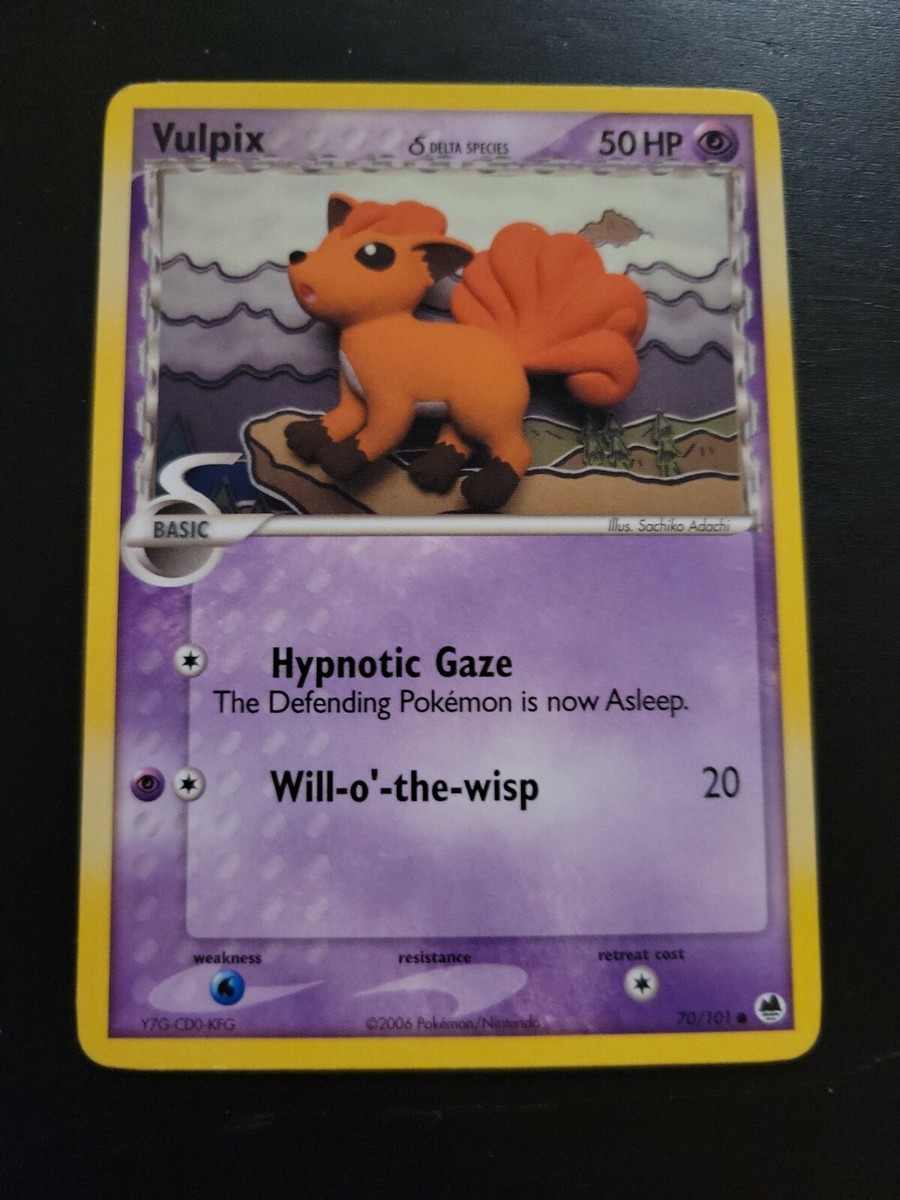 Pokemon TCG Card Dragon Frontiers 2006 - Vulpix 70/101 | eBay