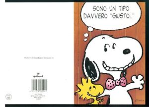 Peanuts Schulz Snoopy Biglietto Auguri Gift Card Grande Hallmark Anni 80 Papa Ebay