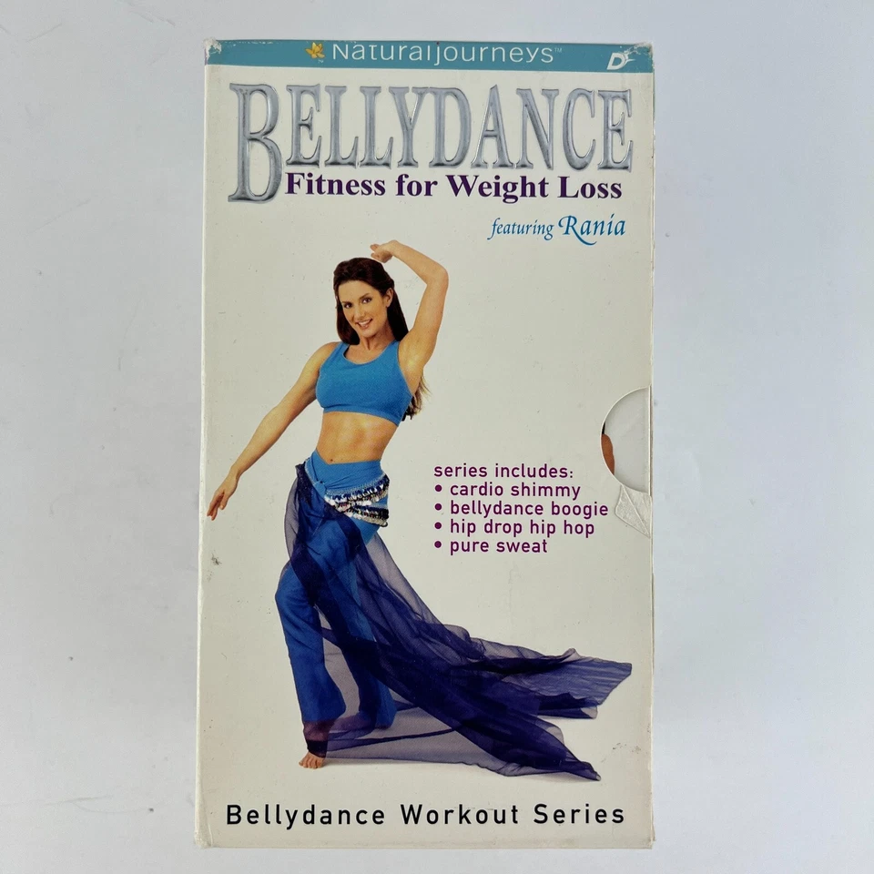Bellydance Fitness for Weight Loss Rania Cardio/Boogie/Hip Hop/Sweat VHS Box Set - Image 2 of 4