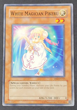 Yugioh TCG - 1x White Magician Pikeru. DR2-EN145 - LP/NM - Unlimited Common 2005