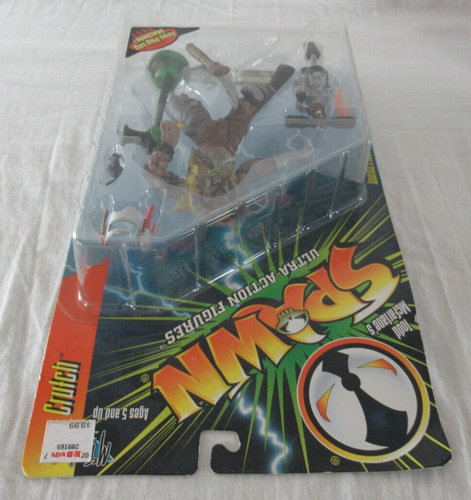 Figura de acción Spawn Crutch variante conjunto de 2 series 7 McFarlane Toys 1996 MOSC - Imagen 5 de 9