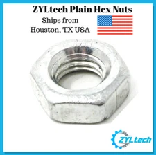 100x ZYLtech Plain Hex Nuts - M3x0.5, M4x0.7, M5x0.8, M8x1.25
