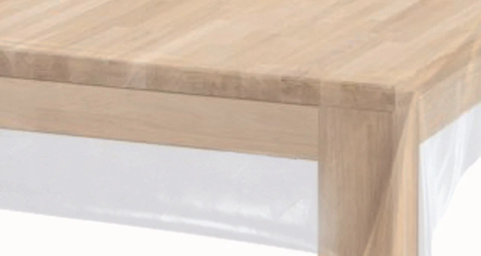 Schutzfolie Tischdecke "Cristal clear" transparent 0,2mm Dick 1,4m Br. Meterware - Bild 3 von 3