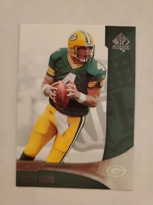 #ad #ad 2006 SP Authentic Brett Favre card #32 $1.79