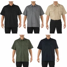 5.11 Tactical Men's Taclite Short Sleeve TDU Shirt, Style 71339, Sizes XS-4XL