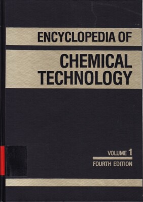 Encyclopedia of Chemical Technology: A to Alkaloids [Gebundene Au