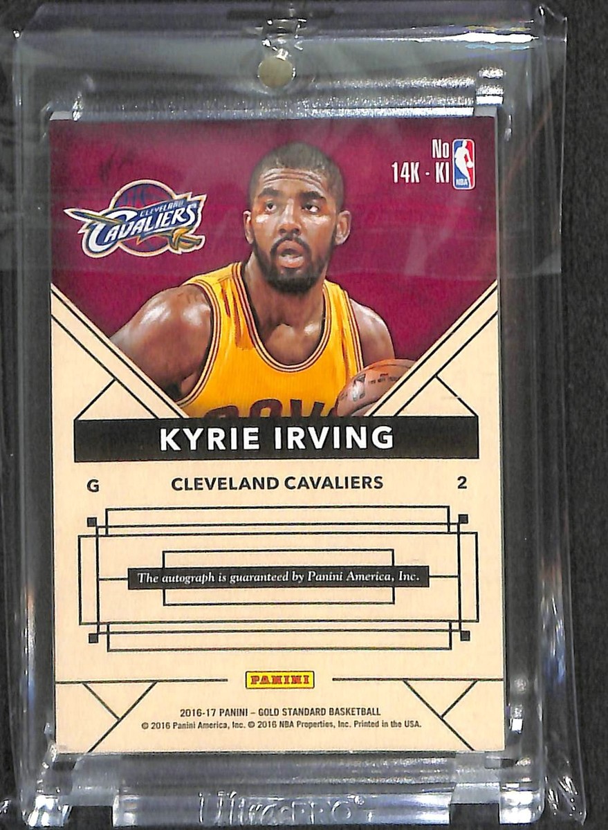 2016-17 Panini Gold Standard 14K Autograph #14K-KI Kyrie 2016-17 Panini Gold Standard 14K Autograph #14K-KI Kyrie