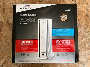ARRIS SURFboard SBG6900AC Cable Modem and Wi-Fi Rooter.  Very clean. 