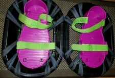 Moon Shoes Jump Shoes Hart Trampolines Toys Children Kids Play Leap 1989 Vintage