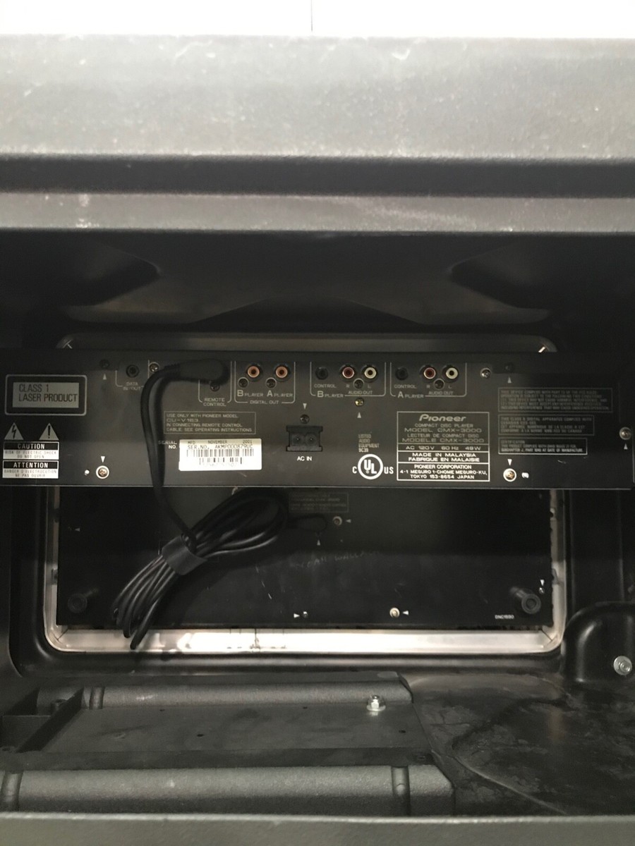 Pioneer CMX-3000 CDJ ラックマウントケース付き Pioneer CMX-3000 CDJ ラックマウントケース付き Pioneer CMX