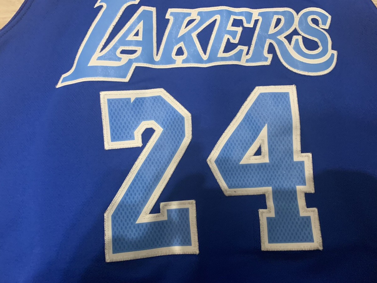 Rare M Adidas Kobe Bryant Swingman Jersey Blue Medium Los