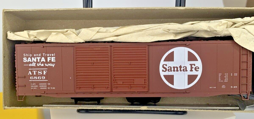 Accurail 5201 HO Scale Santa Fe ATSF AAR 50' Double Door Box Car Kit ...