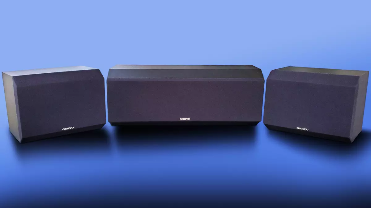 ONKYO 3 Way Speaker System ONKYO STEREOFUSION AV SKP 4 SKS 15 SKC 25
