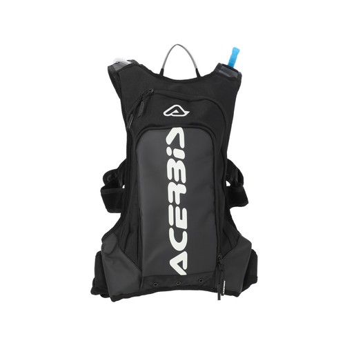 ACERBIS X STORM LOGO HYDRATION BACK PACK BLACK WHITE DRINK CAMEL BAG ENDURO MX - Picture 2 of 7