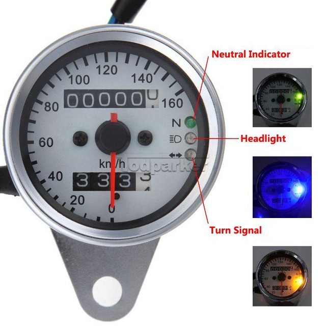 12V LED Motorcycle Odometer Speedometer For Honda Shadow Rebel 250 500 750 1100 eBay