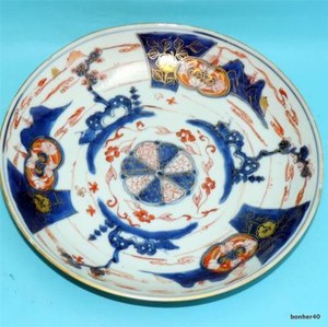 ANTIQUE 18THC CHINESE EXPORT PORCELAIN KANGXI PERIOD SHALLOW PLATE BOWL NR 2